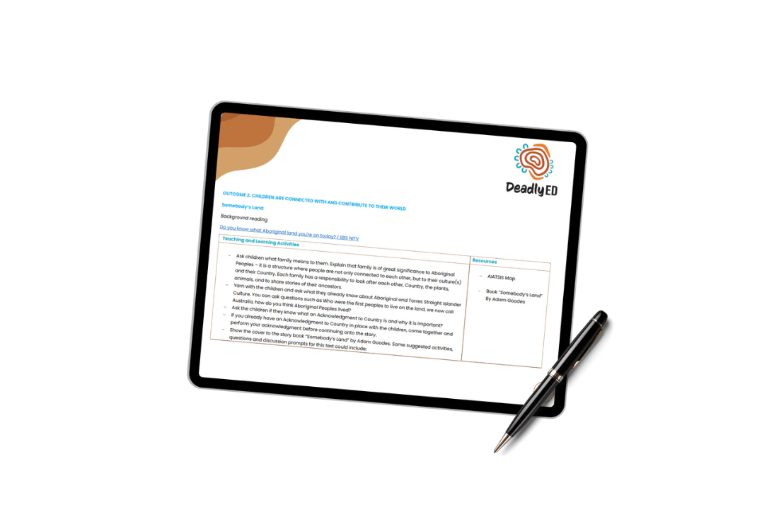 Early Years Learning Framework Outcome 2: Lesson Plan
