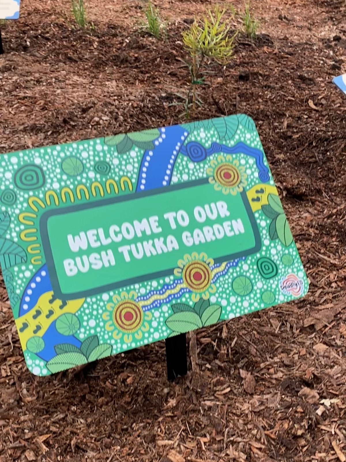 Bushes Sign Welcome to our Bush Tucker Garden Sign – Deadly Ed